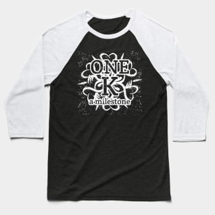 One K A Milestone Baseball T-Shirt